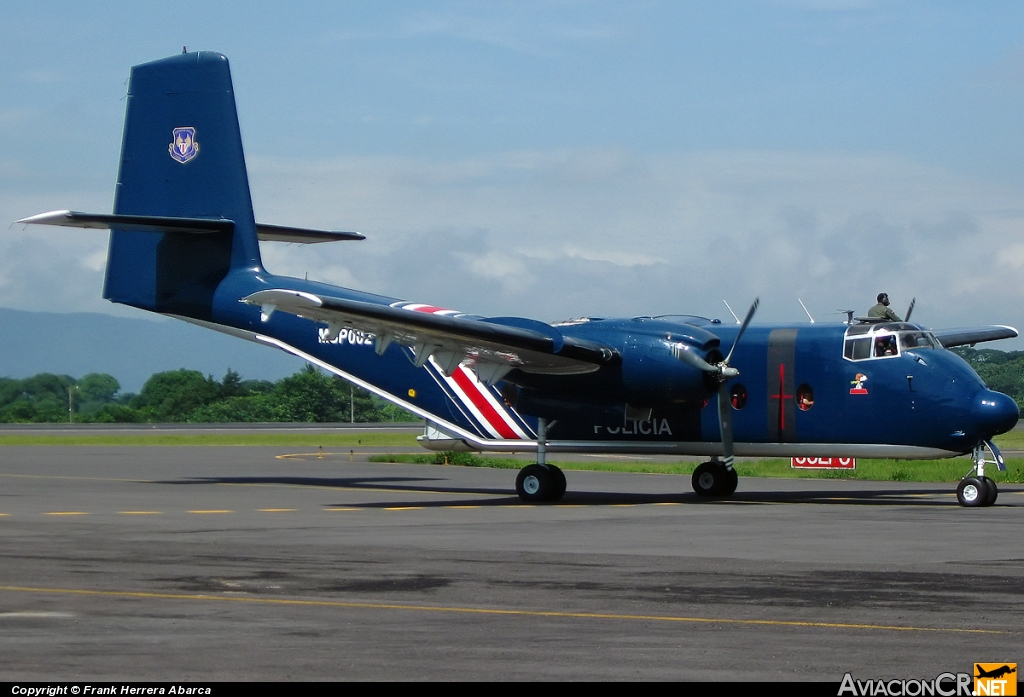 MSP002 - De Havilland Canada C-7A Caribou - Ministerio de Seguridad Pública - Costa Rica