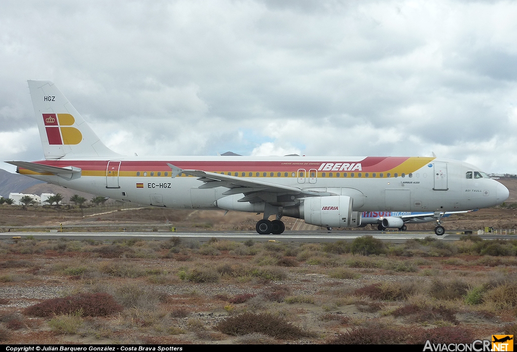 EC-HGZ - Airbus A320-214 - Iberia