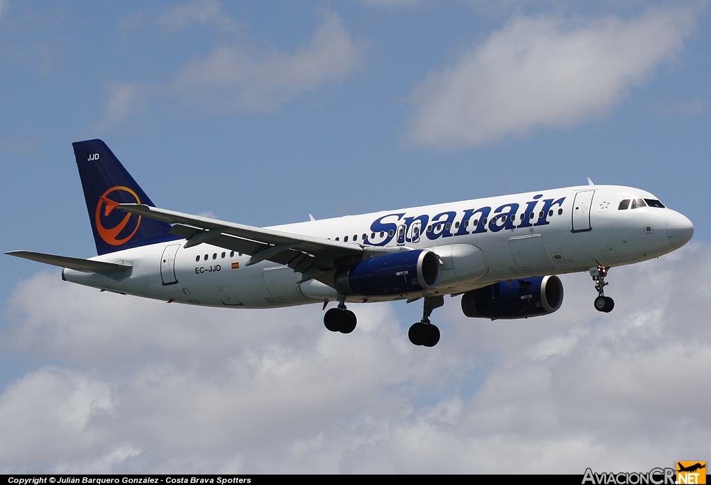 EC-JJD - Airbus A320-232 - Spanair