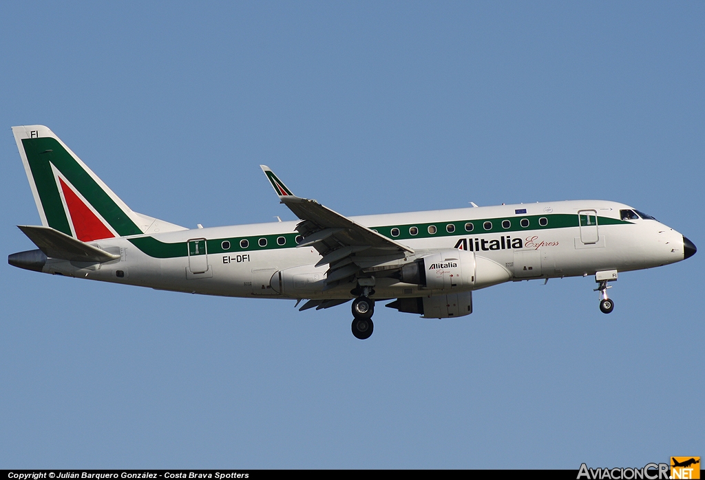 EI-DFI - Embraer ERJ-170-100LR - Alitalia