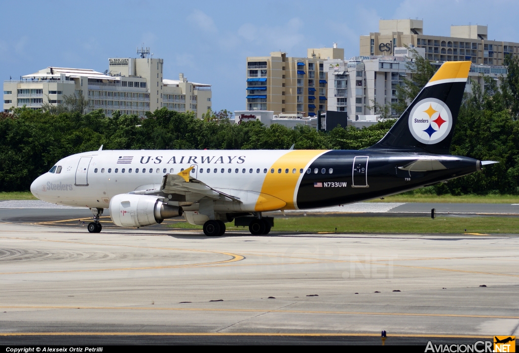 N733UW - Airbus A319-112 - US Airways