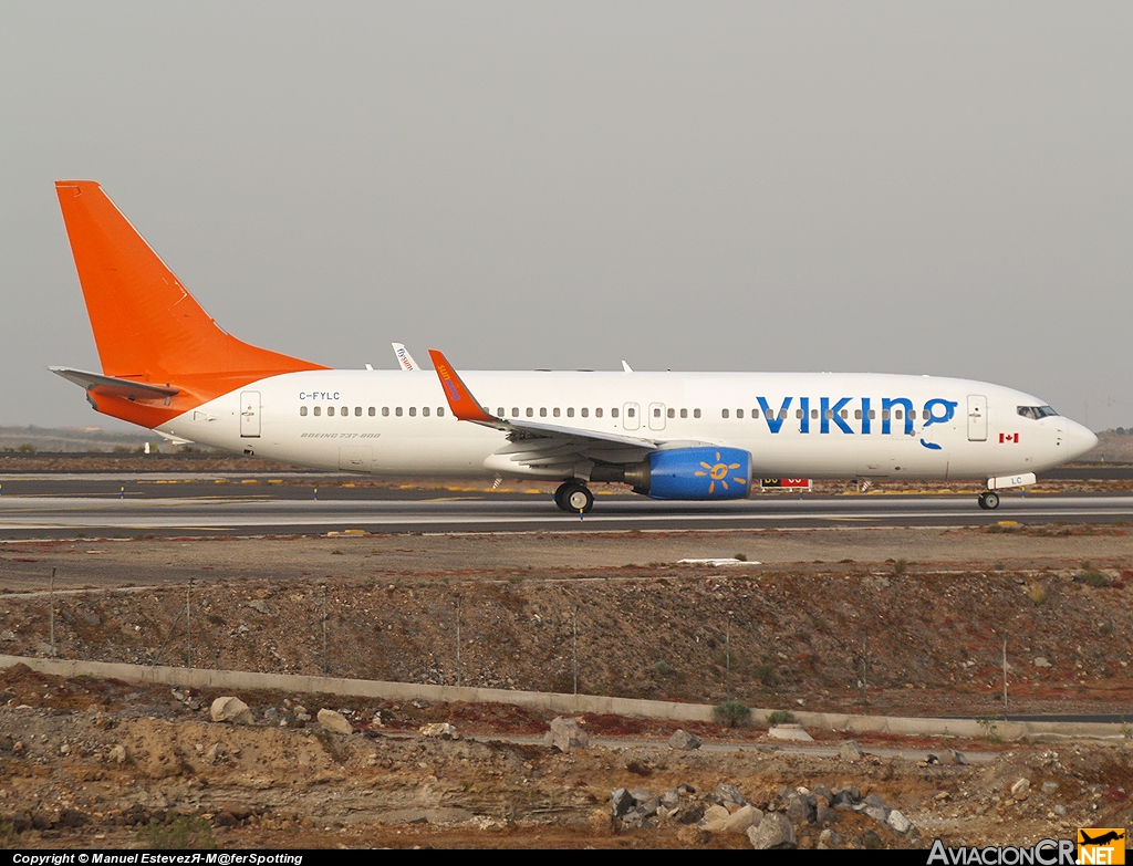 C-FYLC - Boeing 737-8BK - Sunwing Airlines