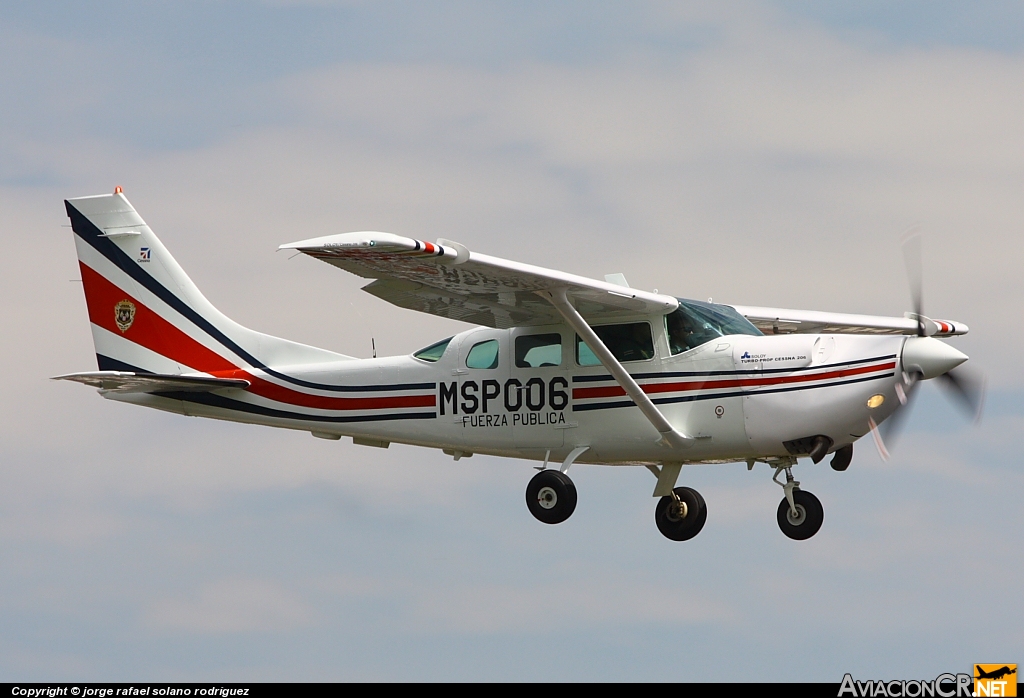 MSP006 - Cessna U206G/Soloy Turbine 206 - Ministerio de Seguridad Pública - Costa Rica