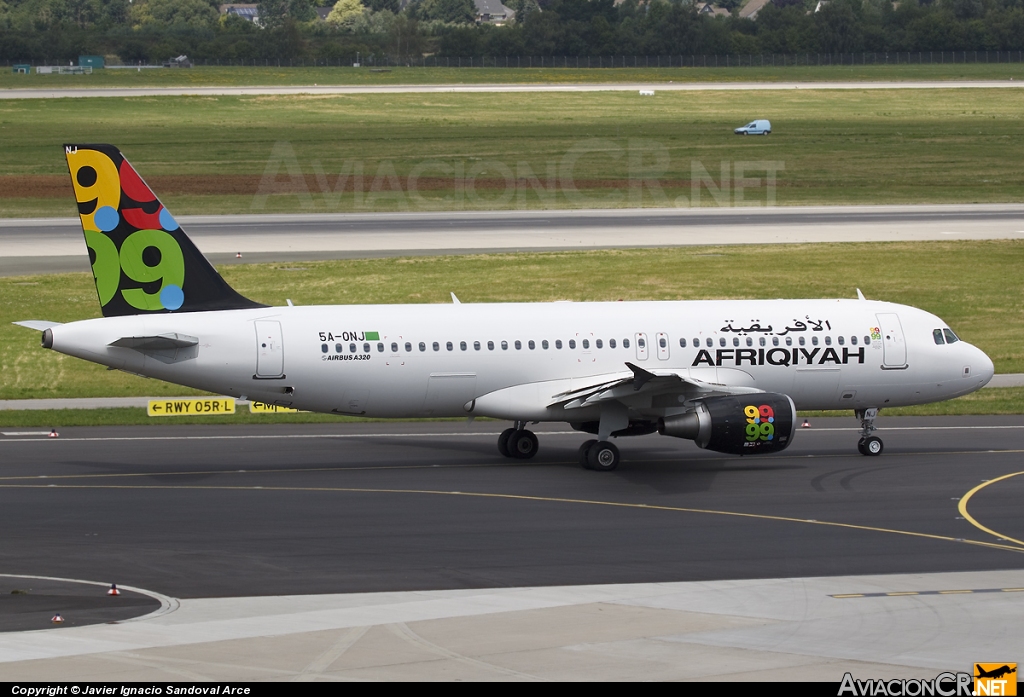 5A-ONJ - Airbus A320-214 - Afriqiyah Airways