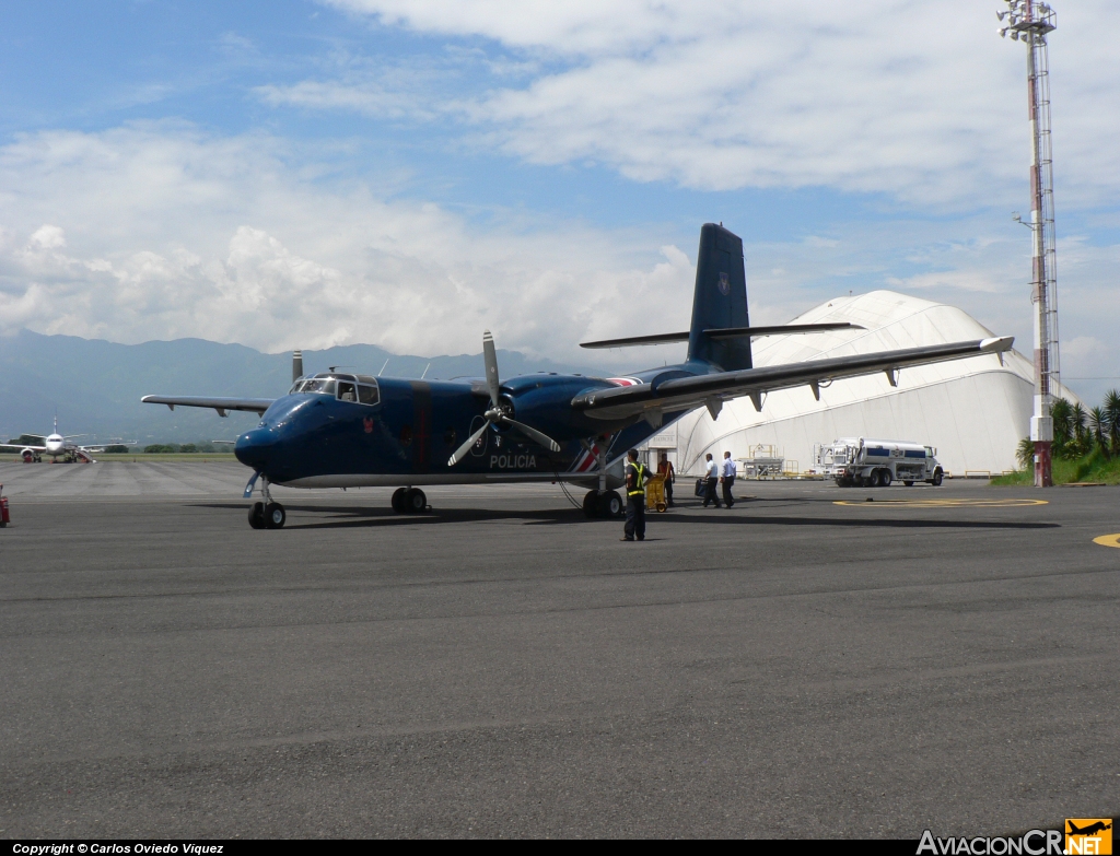 MSP002 - De Havilland Canada C-7A Caribou - Ministerio de Seguridad Pública - Costa Rica