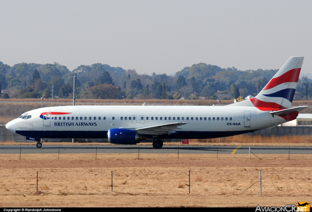 ZS-OAA - Boeing 737-4L7 - British Airways