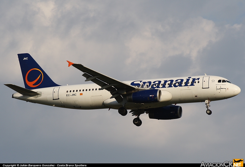 EC-JNC - Airbus A320-232 - Spanair