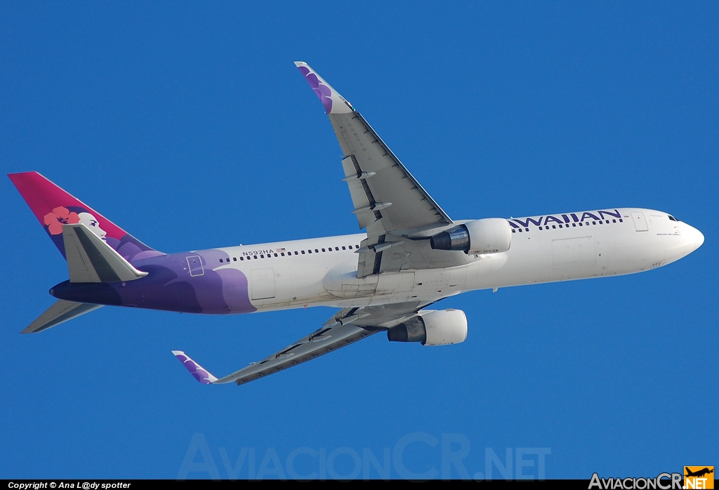 N592HA - Boeing 767-3CB(ER) - Hawaiian Airlines