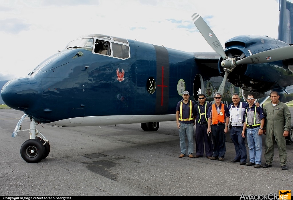 MSP002 - De Havilland Canada C-7A Caribou - Ministerio de Seguridad Pública - Costa Rica