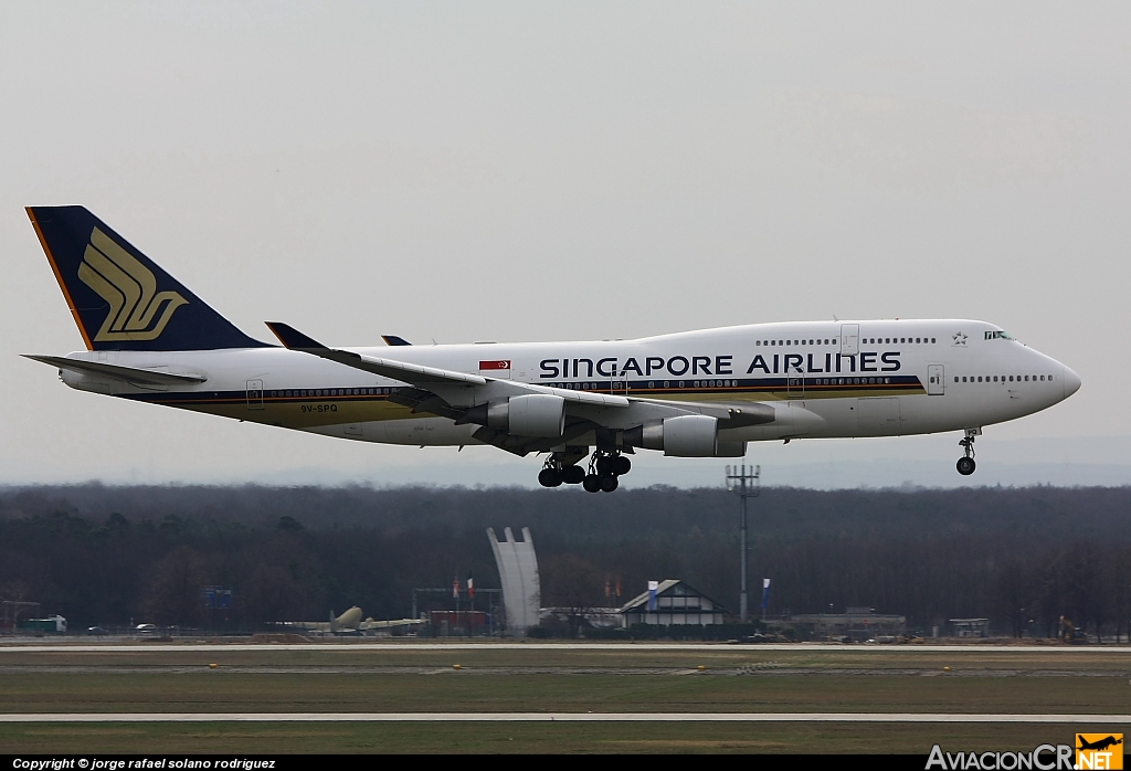 SV-SPQ - Boeing 747-412 - Singapore Airlines