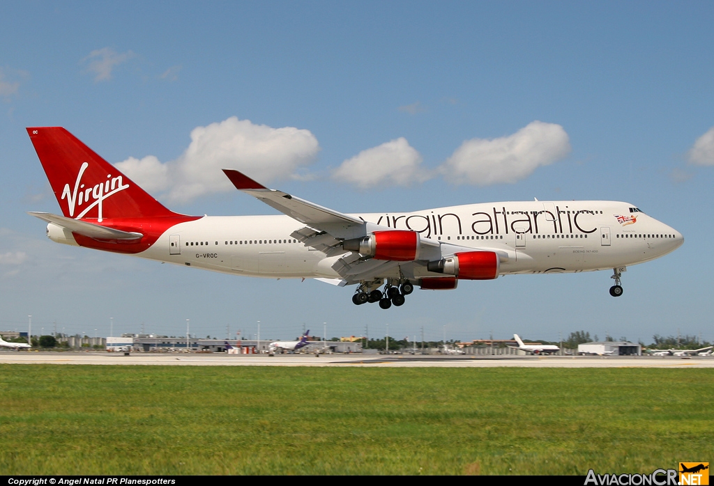 G-VROC - Boeing 747-41R - Virgin Atlantic