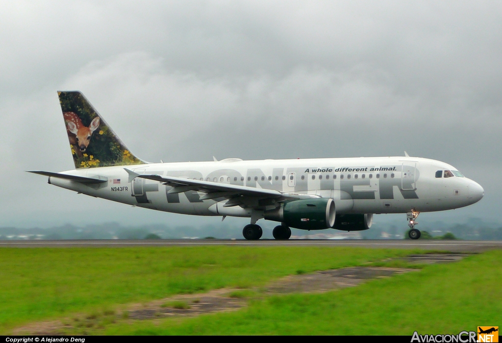 N943FR - Airbus A319-112 - Frontier Airlines