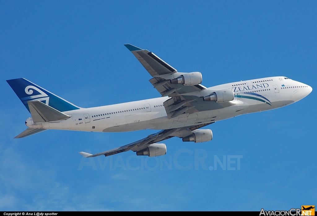 ZK-NBV - Boeing 747-419 - Air New Zealand