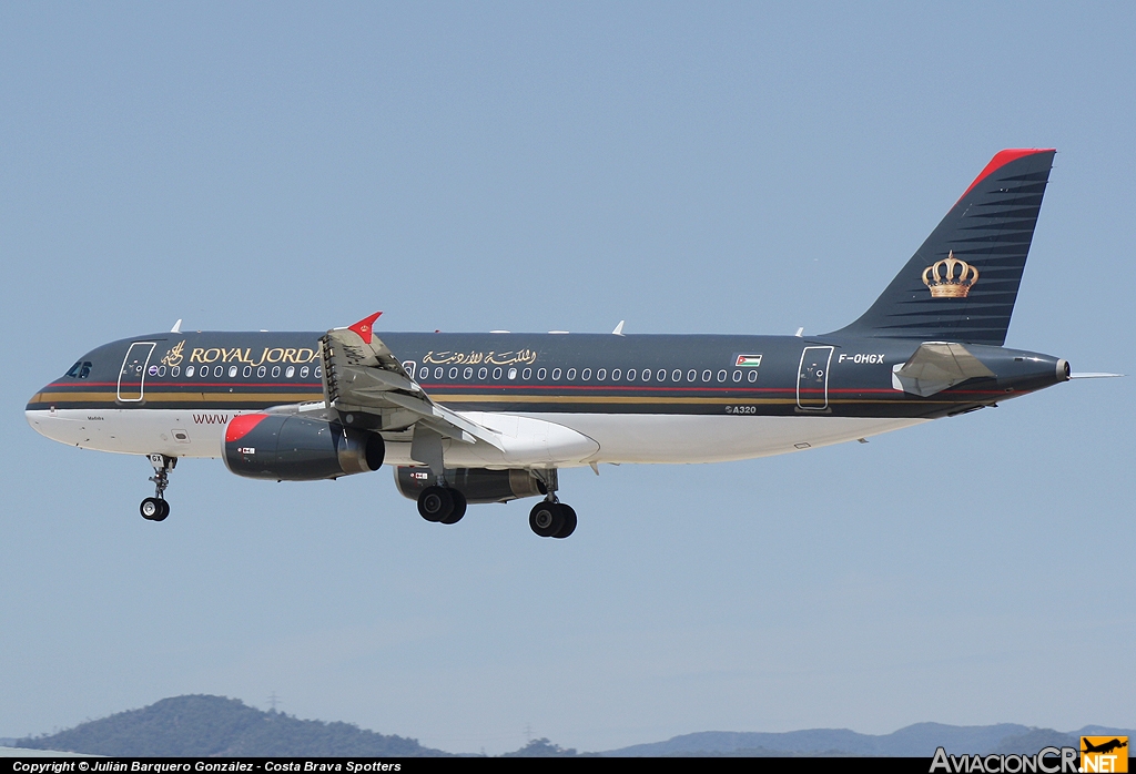F-OHGX - Airbus A320-232 - Royal Jordanian