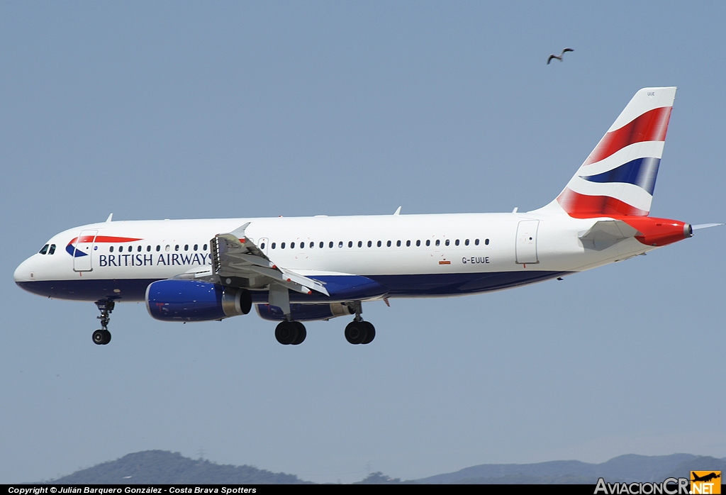 G-EUUE - Airbus A320-232 - British Airways