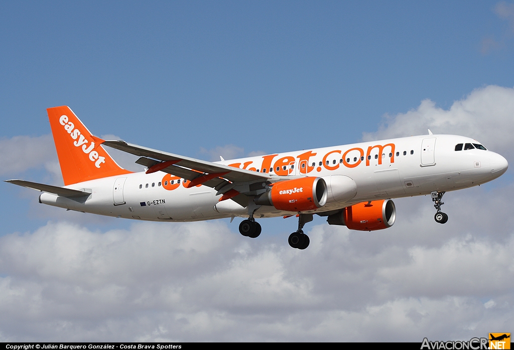 G-EZTN - Airbus A320-214 - EasyJet Airline