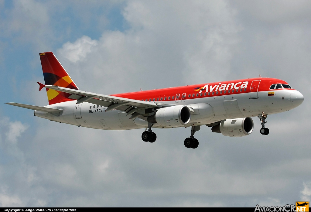 HK-4549-X - Airbus A320-214 - Avianca Colombia