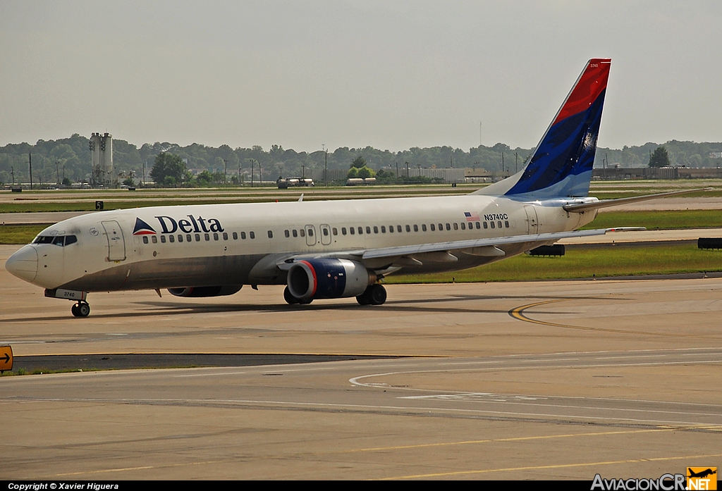 N3740C - Boeing 737-832 - Delta Air Lines