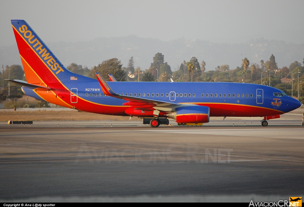 N279WN - Boeing 737-7H4 - Southwest Airlines