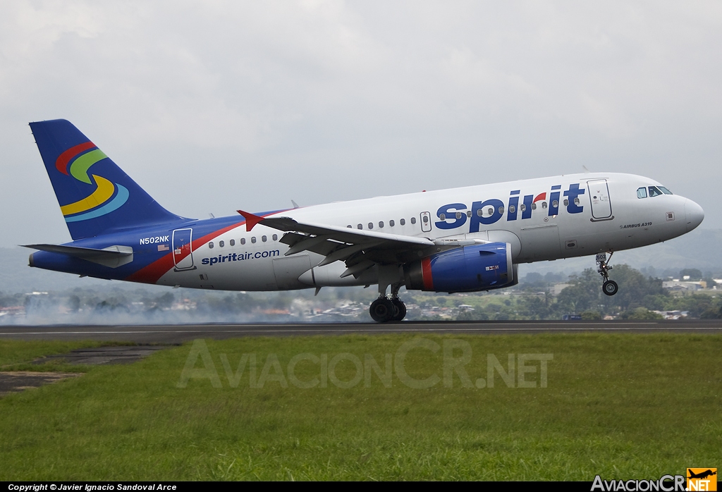 N502NK - Airbus A319-132 - Spirit