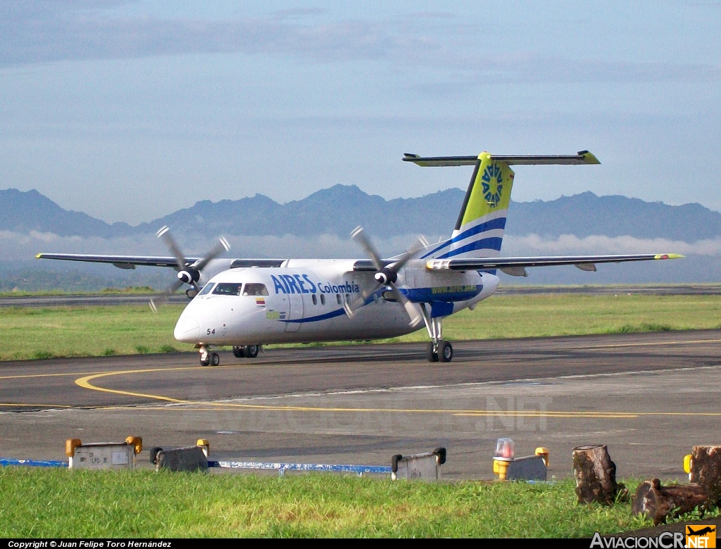 HK-4554 - De Havilland Canada DHC-8-201Q Dash 8 - Aires Colombia