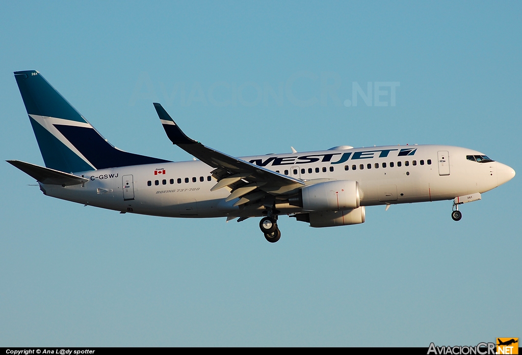 C-GSWJ - Boeing 737-7CT - Westjet