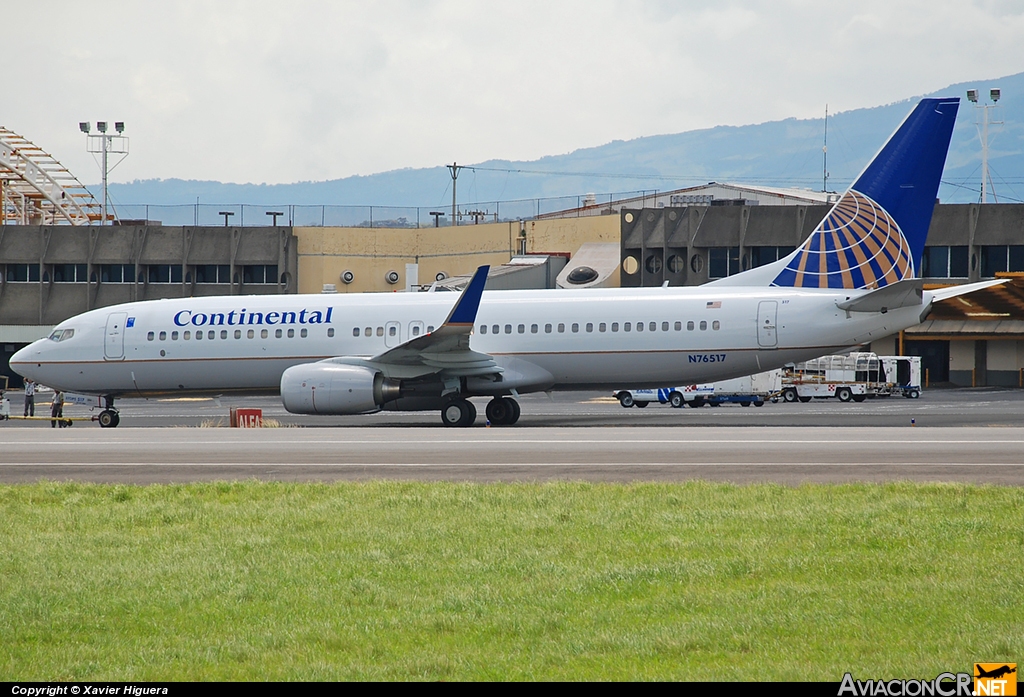 N76517 - Boeing 737-824 - Continental Airlines