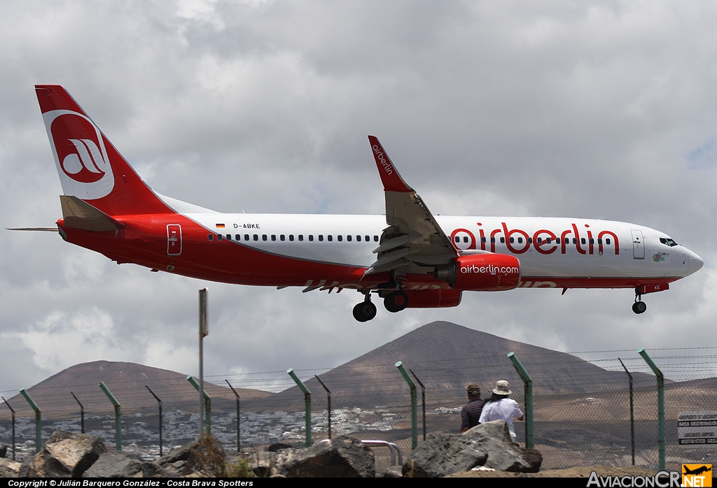 D-ABKE - Boeing 737-86J - Air Berlin