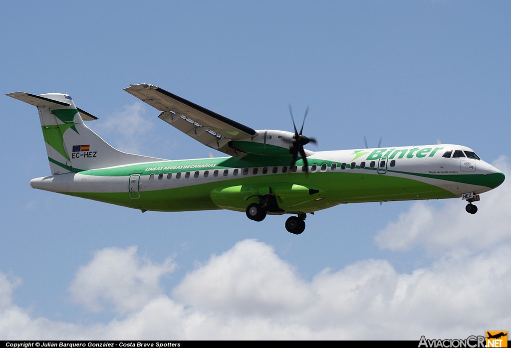 EC-HEZ - ATR 72-212A - Binter Canarias