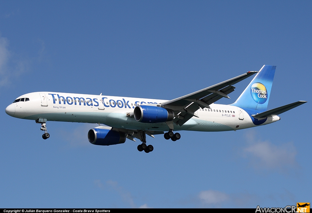 G-FCLE - Boeing 757-28A - Thomas Cook