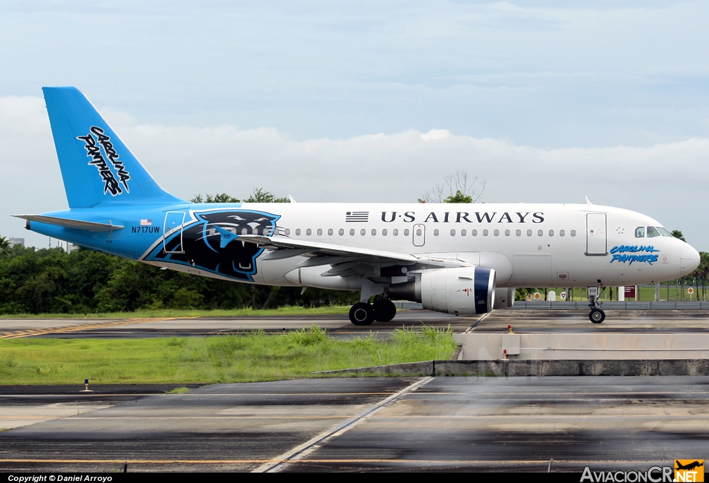 N717UW - Airbus A319-112 - US Airways