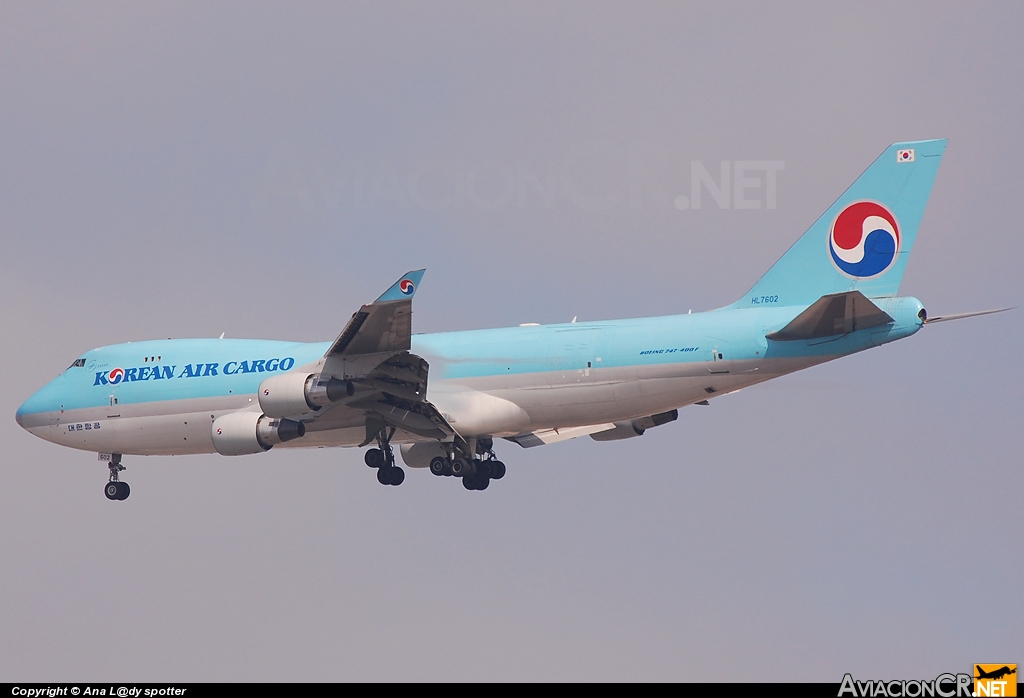 HL7602 - Boeing 747-4B5F/ER/SCD - Korean Air Cargo