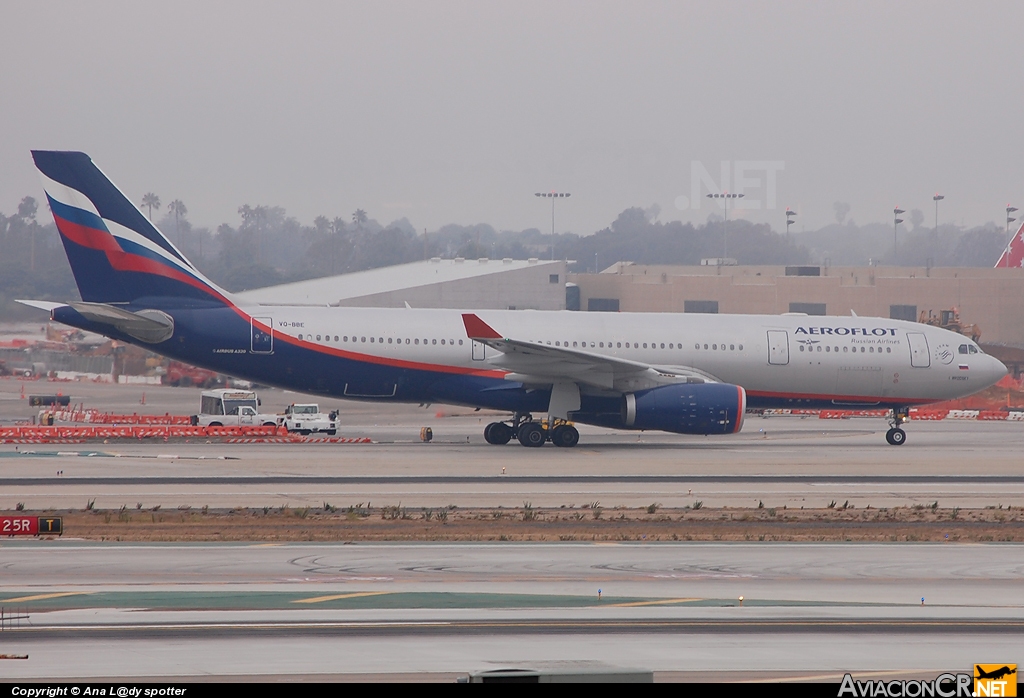 VQ-BBE - Airbus A330-342 - Aeroflot