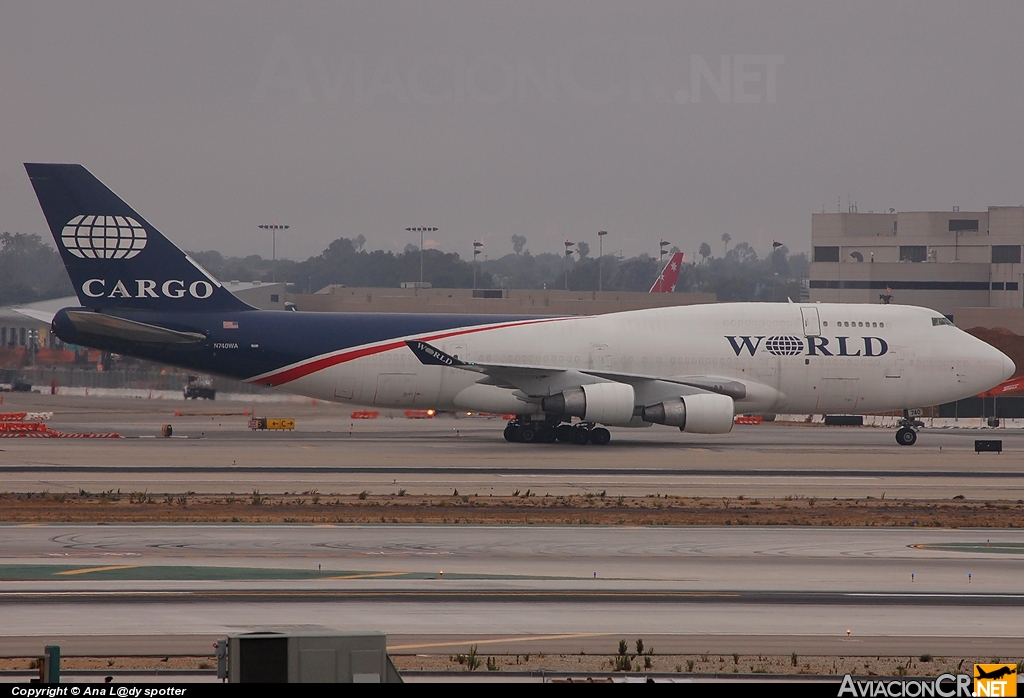 N740WA - Boeing 747-4H6M - World Airways