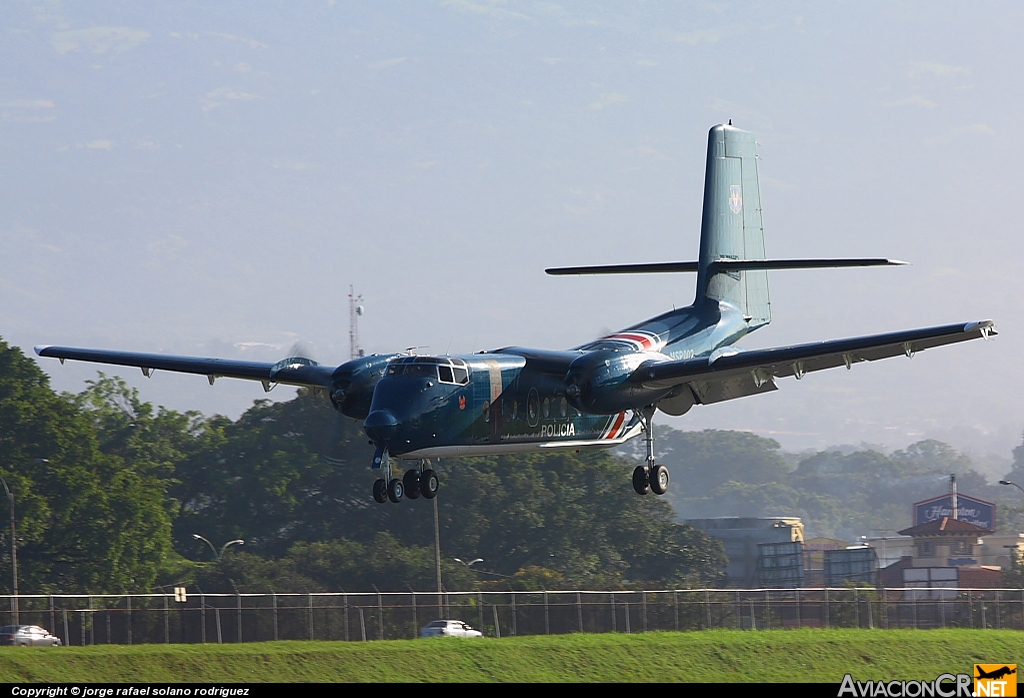 MSP002 - De Havilland Canada C-7A Caribou - Ministerio de Seguridad Pública - Costa Rica