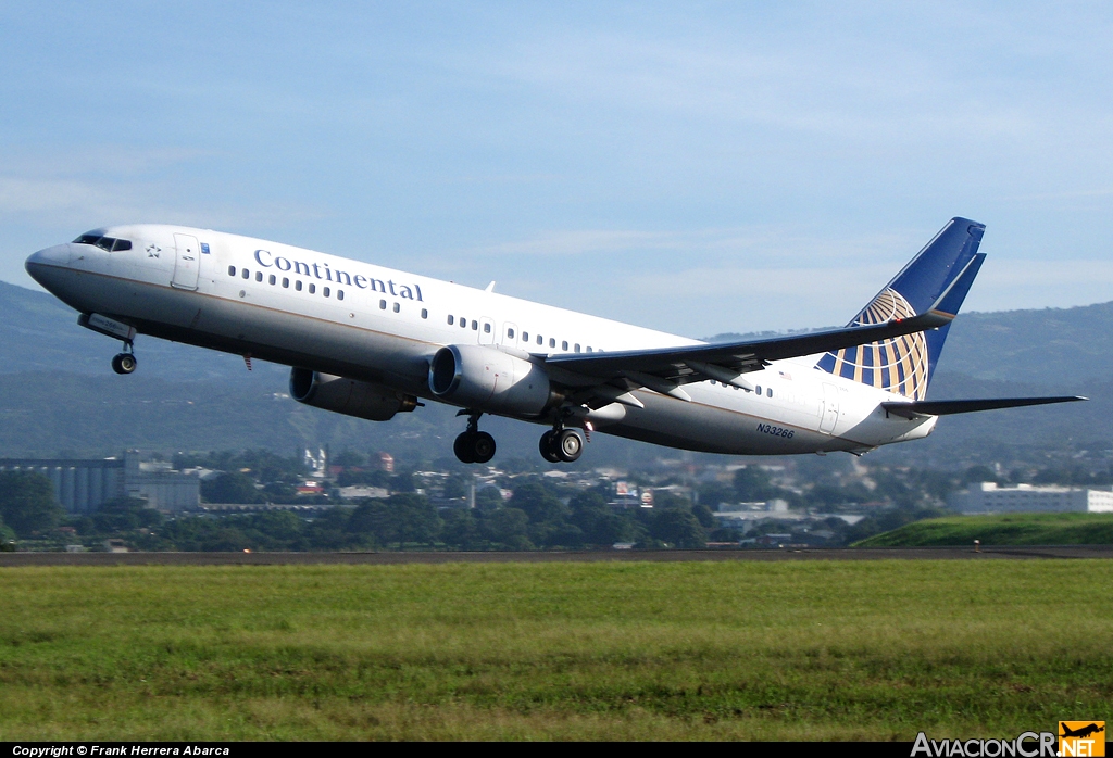 N33266 - Boeing 737-824 - Continental Airlines