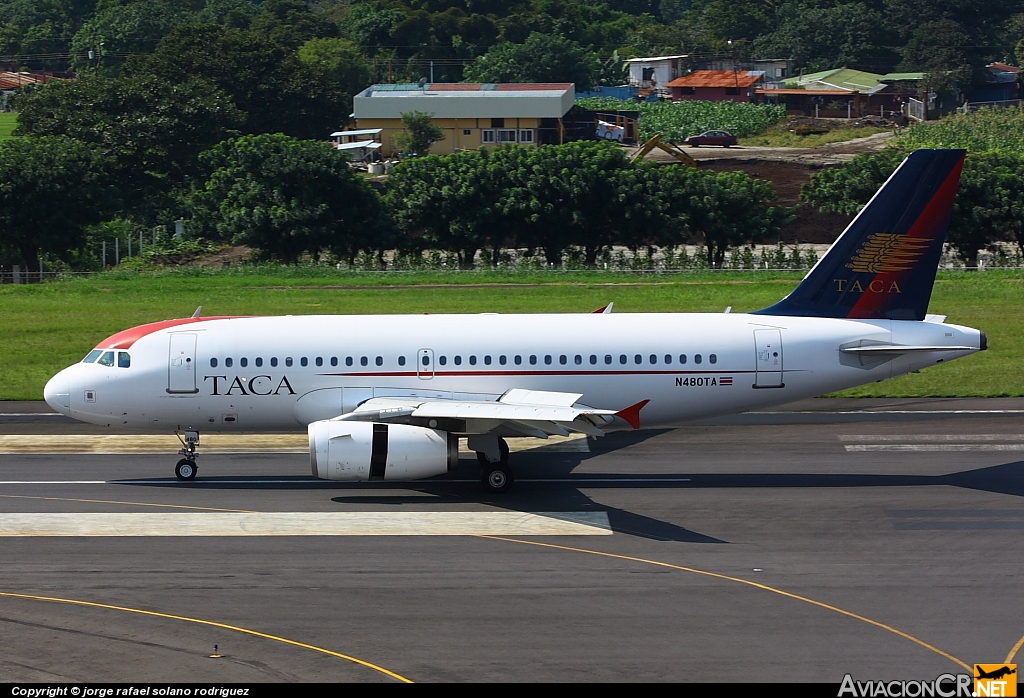 N480TA - Airbus A319-132 - TACA