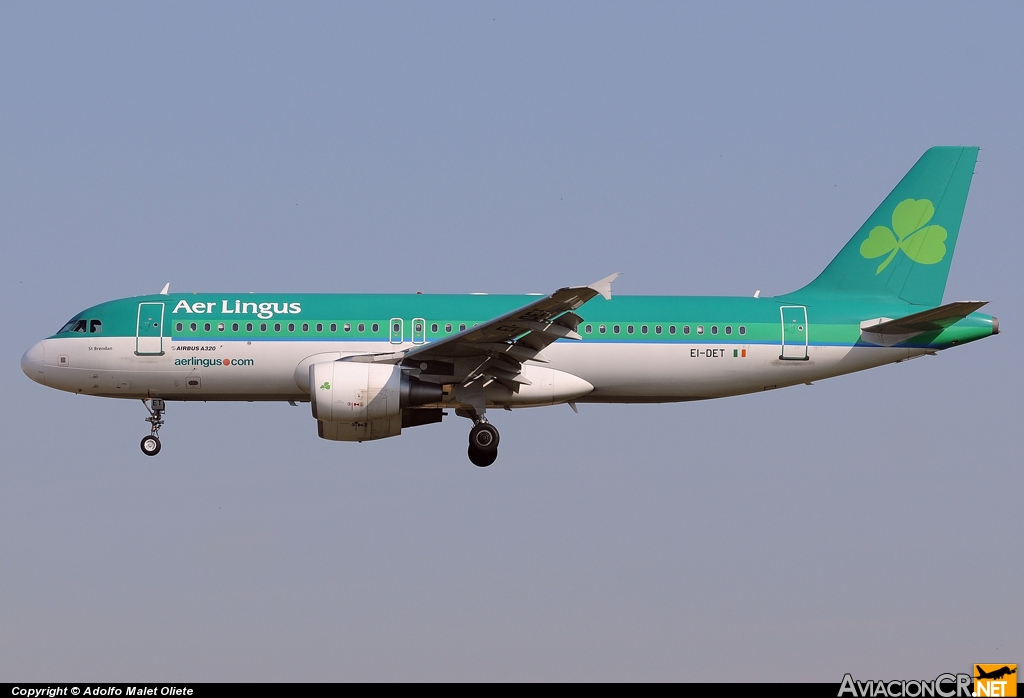 EI-DET - Airbus A320-214 - Aer Lingus