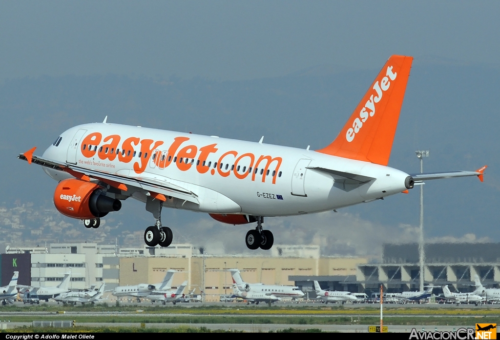 G-EZEZ - Airbus A319-111 - EasyJet Airline