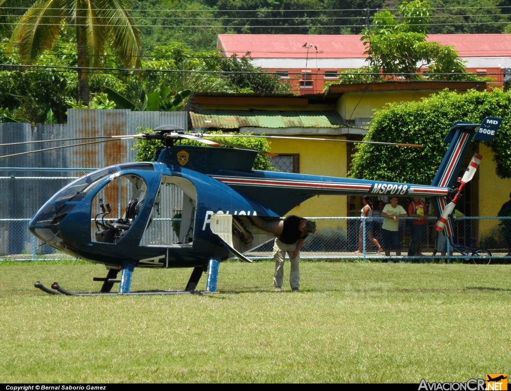 MSP018 - Hughes MD500E - Ministerio de Seguridad Pública - Costa Rica