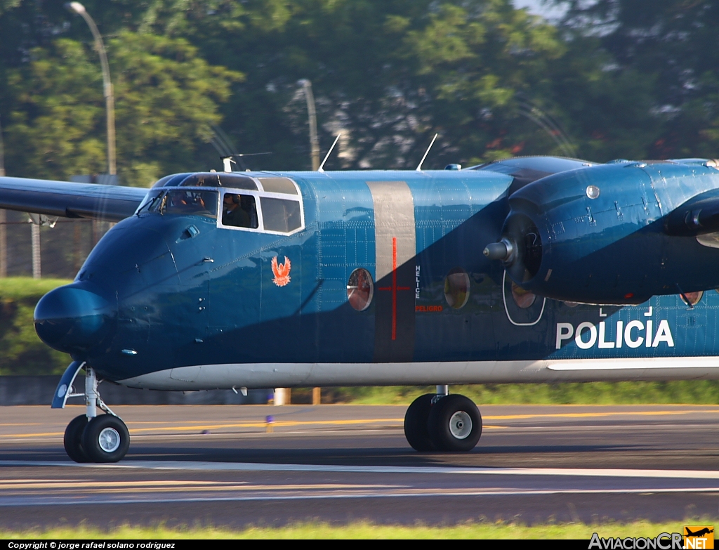 MSP002 - De Havilland Canada C-7A Caribou - Ministerio de Seguridad Pública - Costa Rica