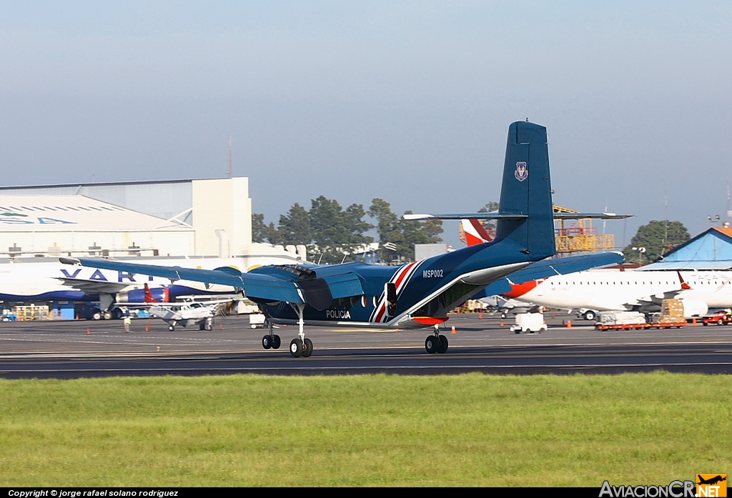 MSP002 - De Havilland Canada C-7A Caribou - Ministerio de Seguridad Pública - Costa Rica