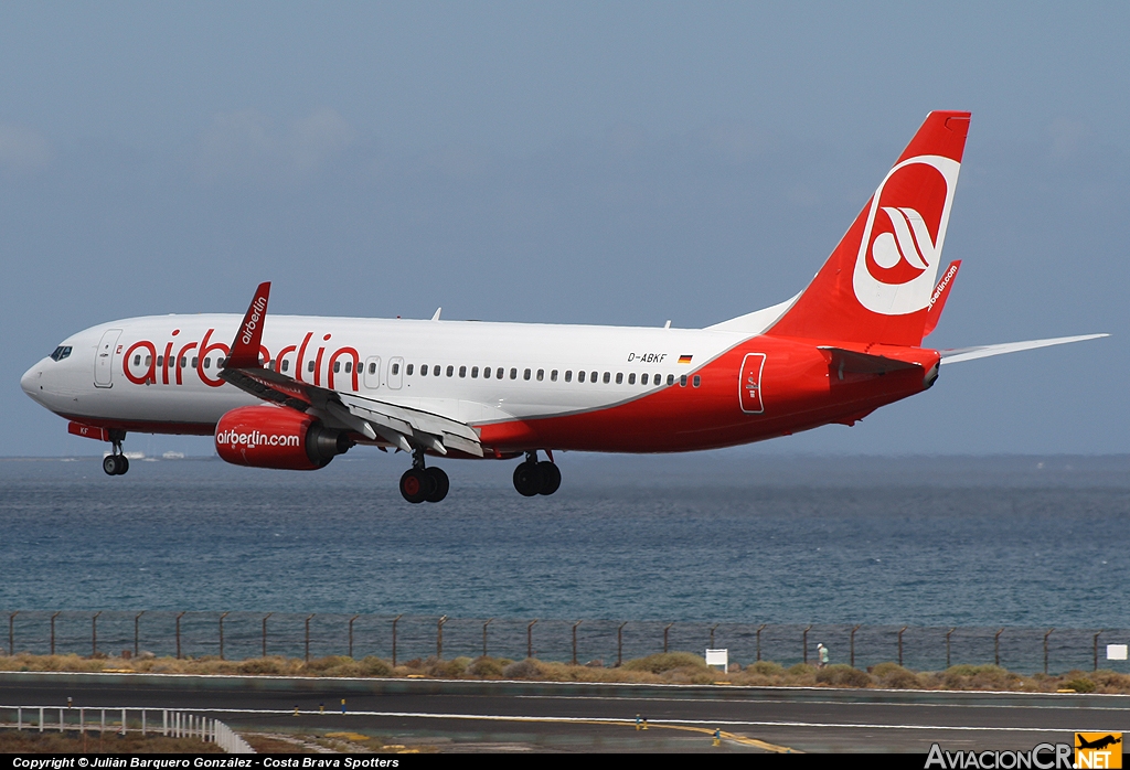 D-ABKF - Boeing 737-86J - Air Berlin