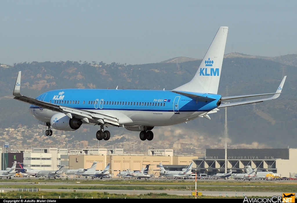 PH-BXV - Boeing 737-8K2 - KLM - Royal Dutch Airlines