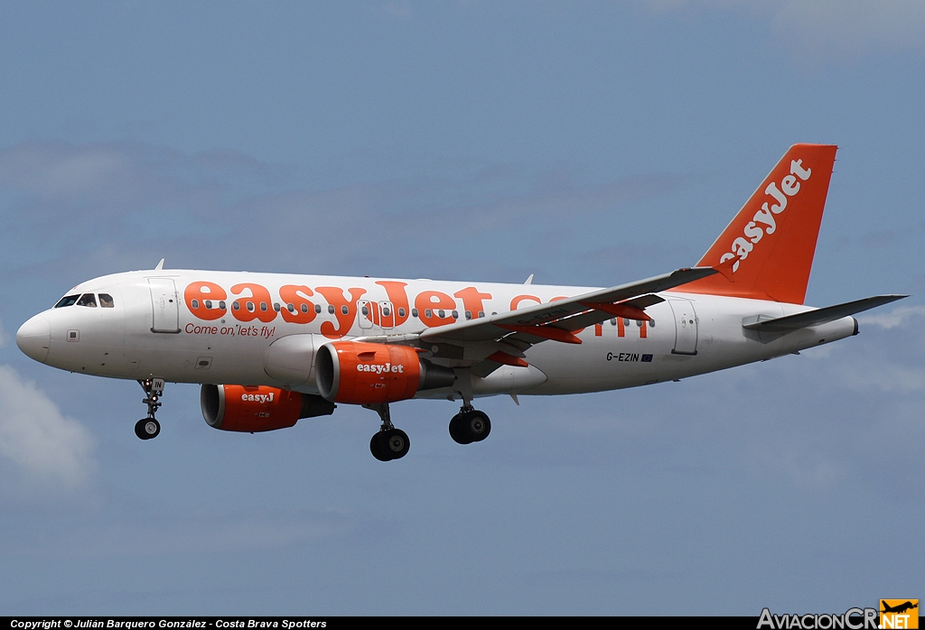 G-EZIN - Airbus A321-231 - EasyJet Airline