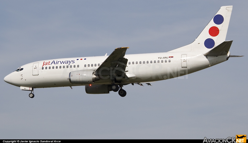 YU-ANJ - Boeing 737-3H9 - JAT Airways
