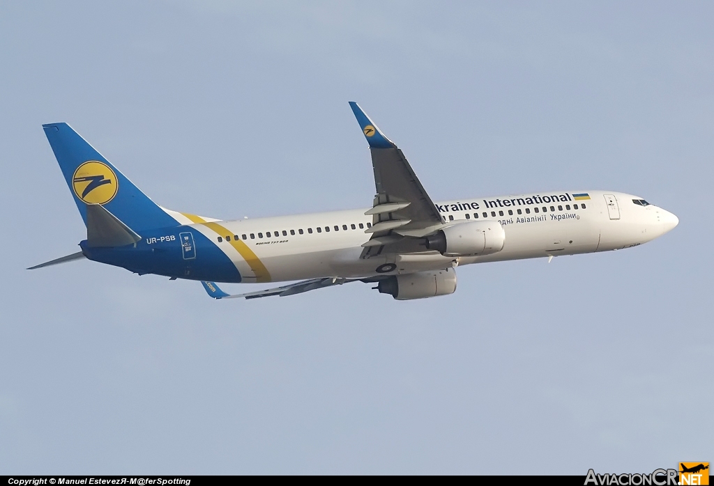 UR-PSB - Boeing 737-8HX - Ukraine International
