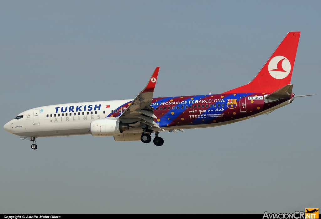 TC-JGY - Boeing 737-8F2 - Turkish Airlines