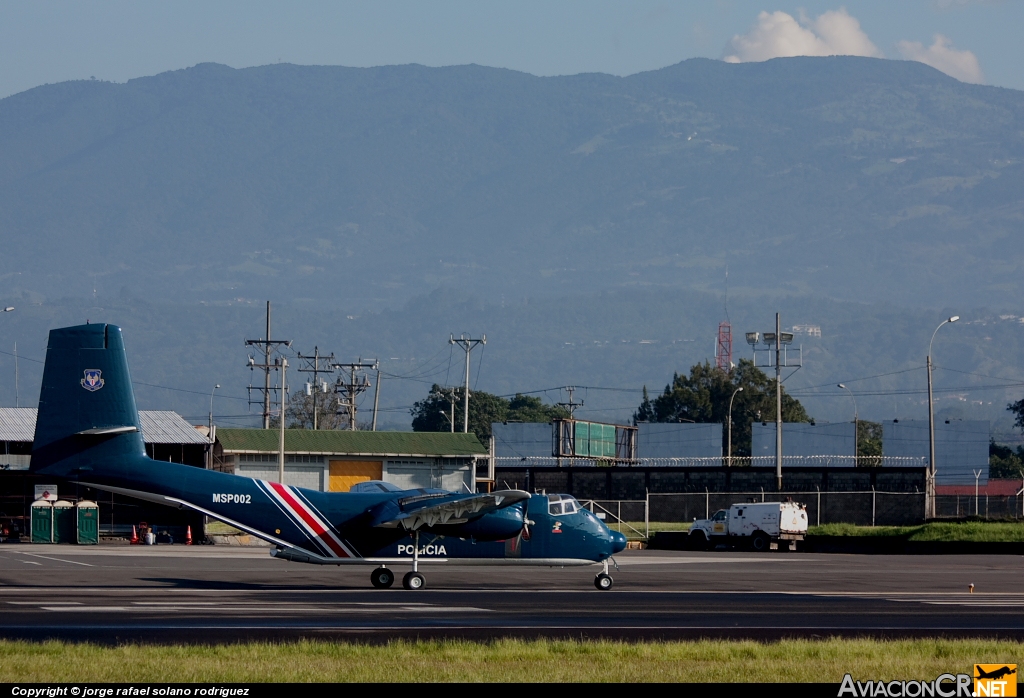 MSP002 - De Havilland Canada C-7A Caribou - Ministerio de Seguridad Pública - Costa Rica