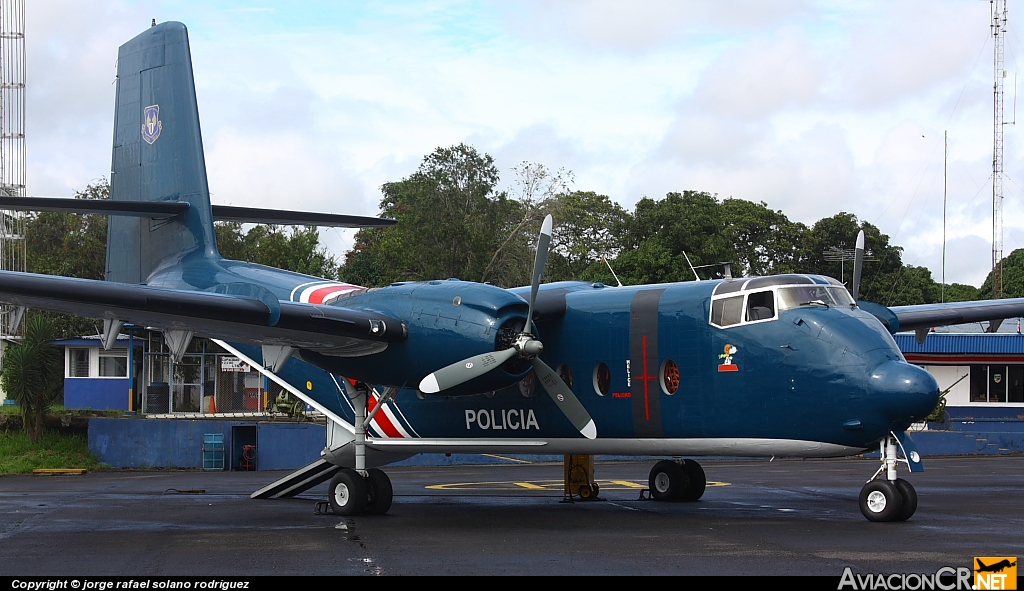 MSP002 - De Havilland Canada C-7A Caribou - Ministerio de Seguridad Pública - Costa Rica